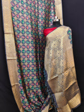 Beautiful Patola Zari Borders Blue Color Silk Sarees